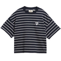 Dark Navy/Cloud Barbour Womens Ambleside Striped Top