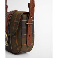 Classic Tartan Barbour Womens Elm Tartan Crossbody Bag Side
