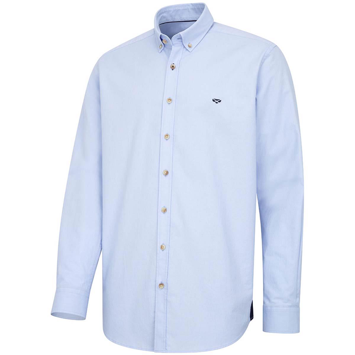 Blue Hoggs Of Fife Mens Granton Oxford Shirt