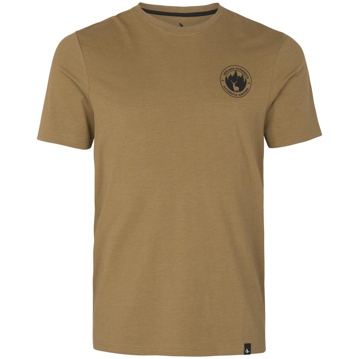 Antique Bronze Melange Seeland Mens Saker T-Shirt