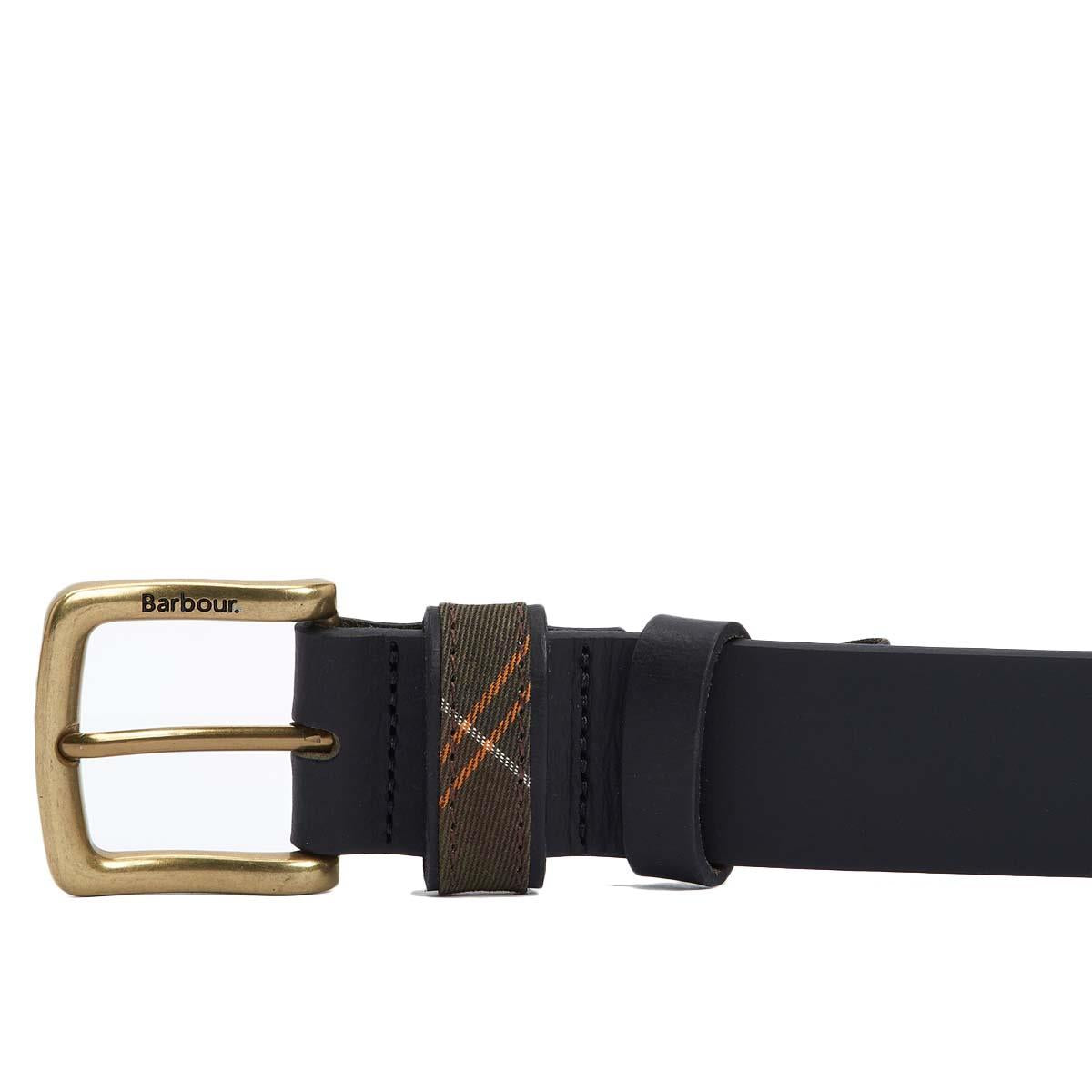 Barbour Mens Esk Leather Belt