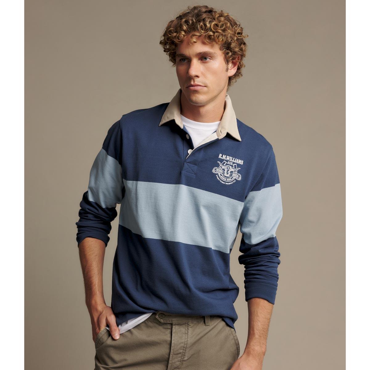 R.M. Williams Mens Blyth Rugby Sweatshirt
