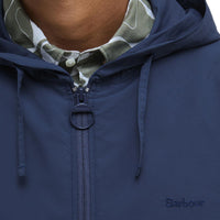 Dark Denim Barbour Mens Newhill Showerproof Jacket Zipper