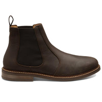 Brown Oiled Nubuck Loake Mens Davy Boots Side