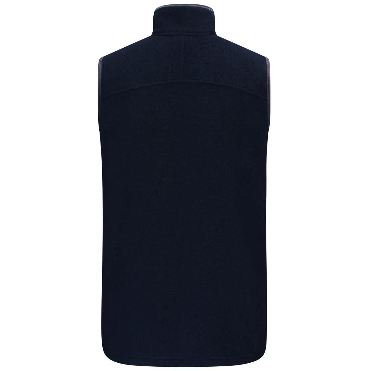 Midnight Swazi Mens Sherpa Vest Back