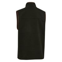 Forest Ember Deerhunter Mens Cumbria Fleece Waistcoat Back