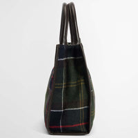 Classic Tartan Barbour Womens Barrhill Tartan Tote Bag Side