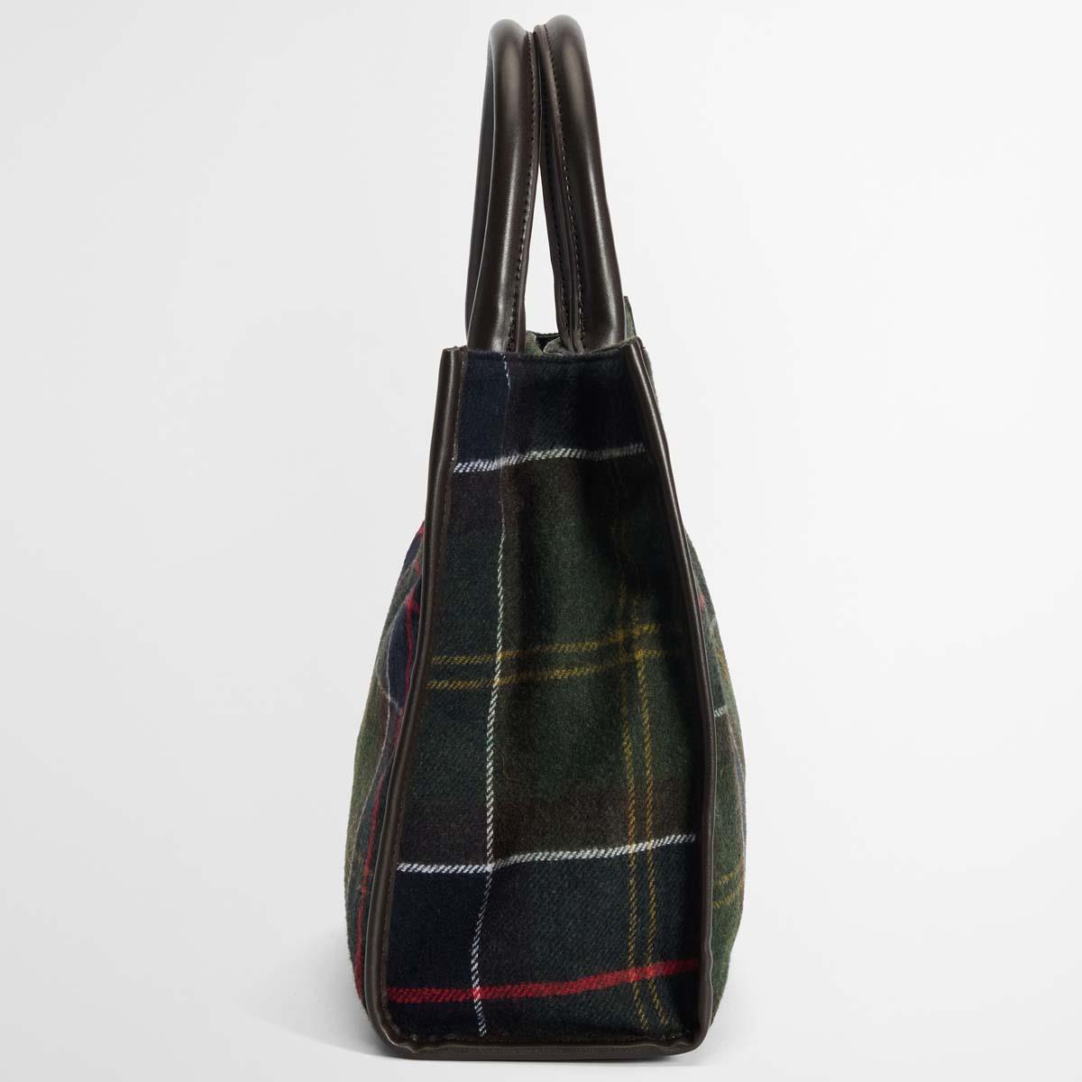 Classic Tartan Barbour Womens Barrhill Tartan Tote Bag Side