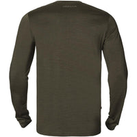 Willow Green Harkila Mens Base All Season Long Sleeve T-shirt Back