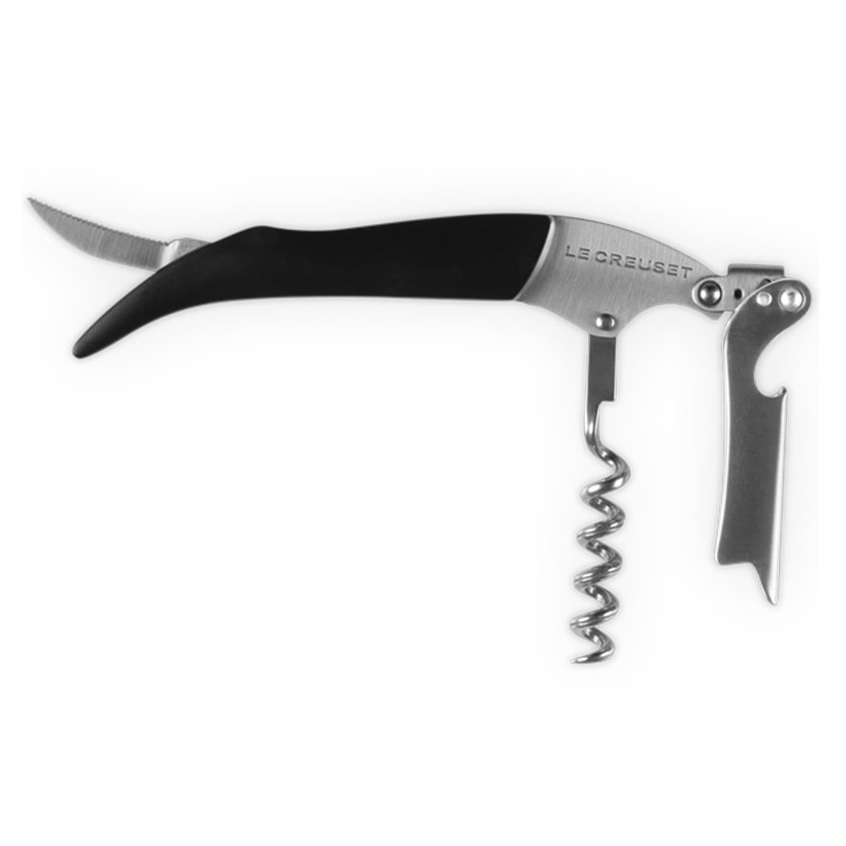 Le Creuset Classic Waiter's Corkscrew in use