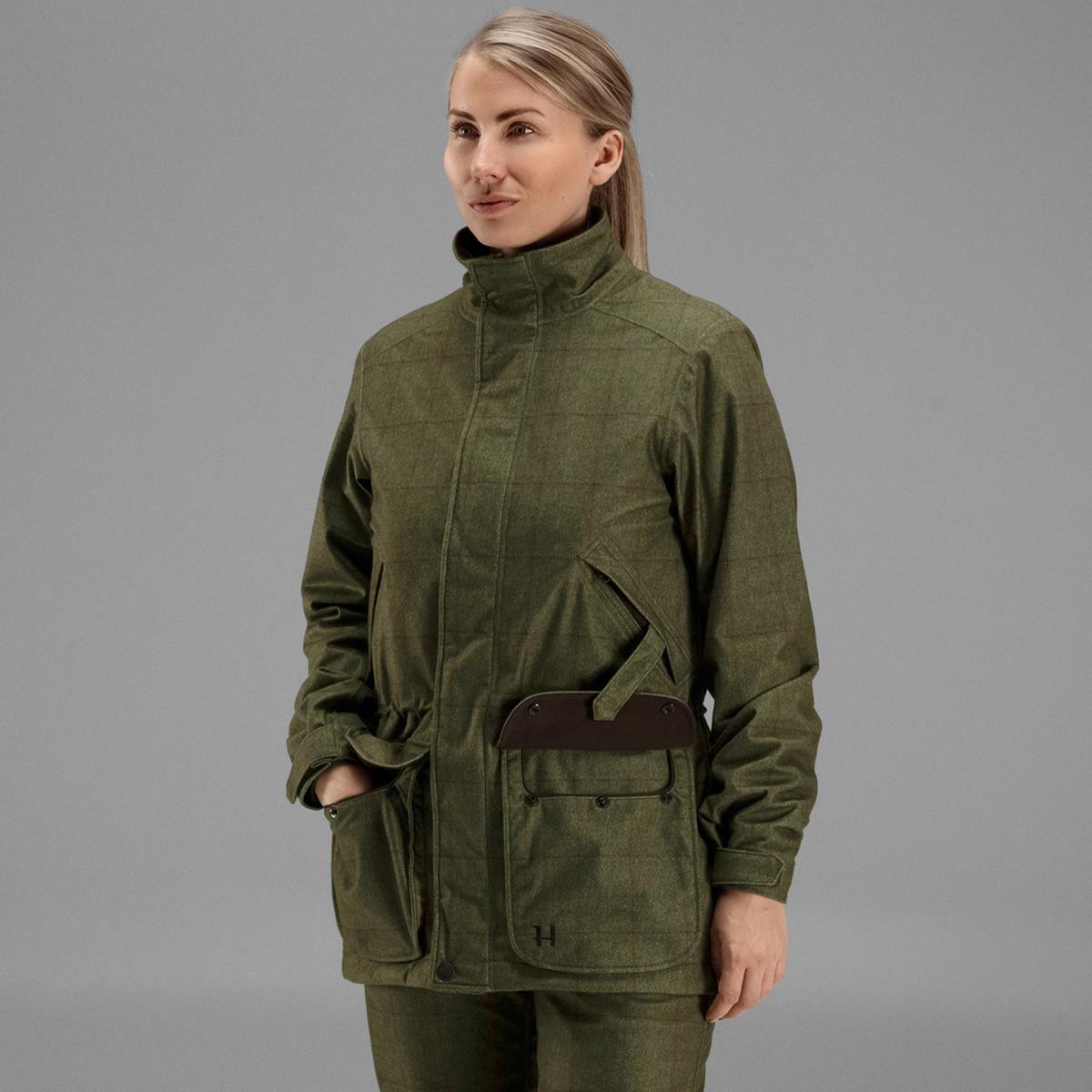 Willow Green Harkila Womens Stornoway Shooting Lady Jacket On Model