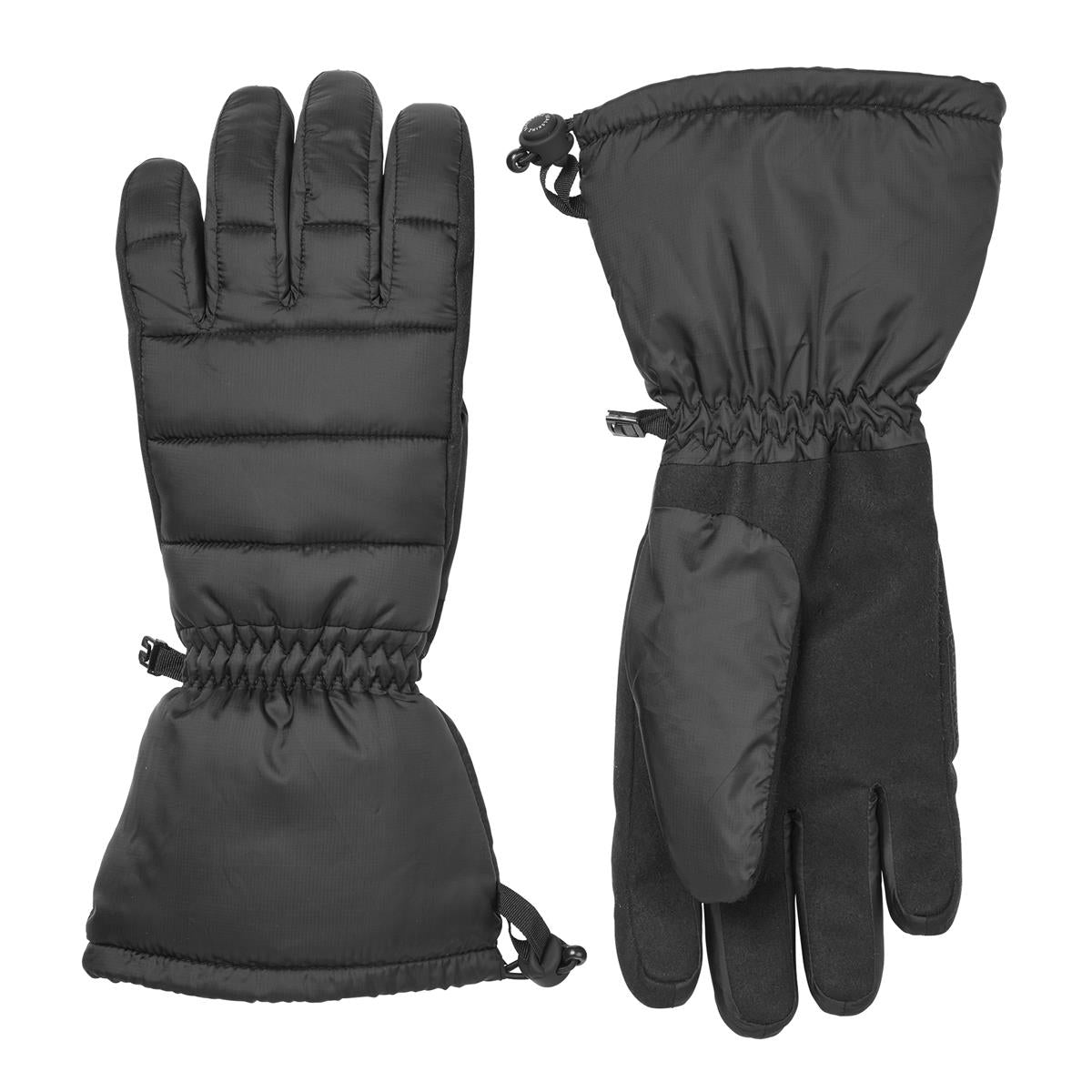 Black Sealskinz Tivetshall Waterproof All Weather Lightweight Insulated Gauntlet