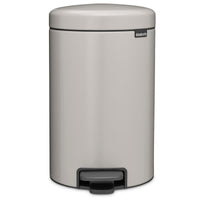 Brabantia newIcon Pedal Bin 12 Litre Plastic Bucket