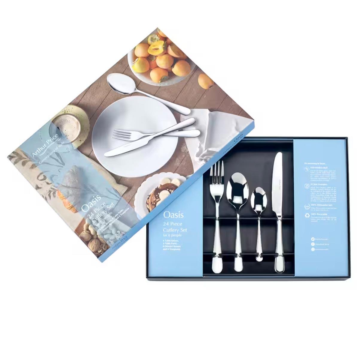 Arthur Price Oasis 24 Piece Cutlery Set