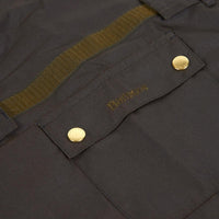 Olive Barbour 2-in-1 Dog Coat Detail