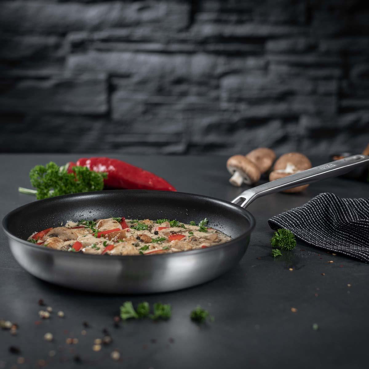 Kuhn Rikon Culinary Fiveply Frying Pan Non-Stick Lifestyle
