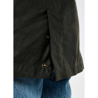 Verdigris Dubarry Womens Gandon Wax Jacket Back Vent