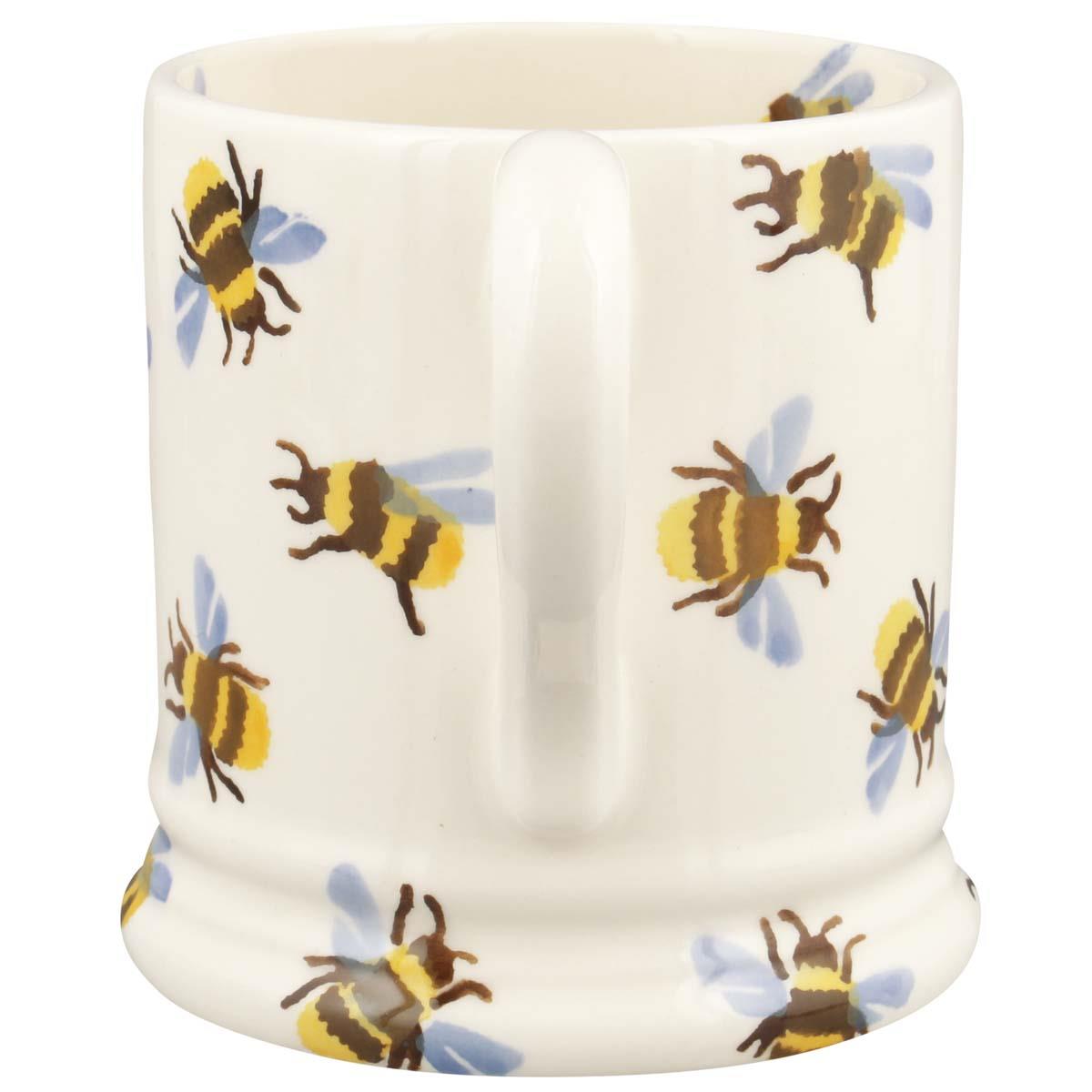 Emma Bridgewater Bumble Bee Half Pint Mug BACK