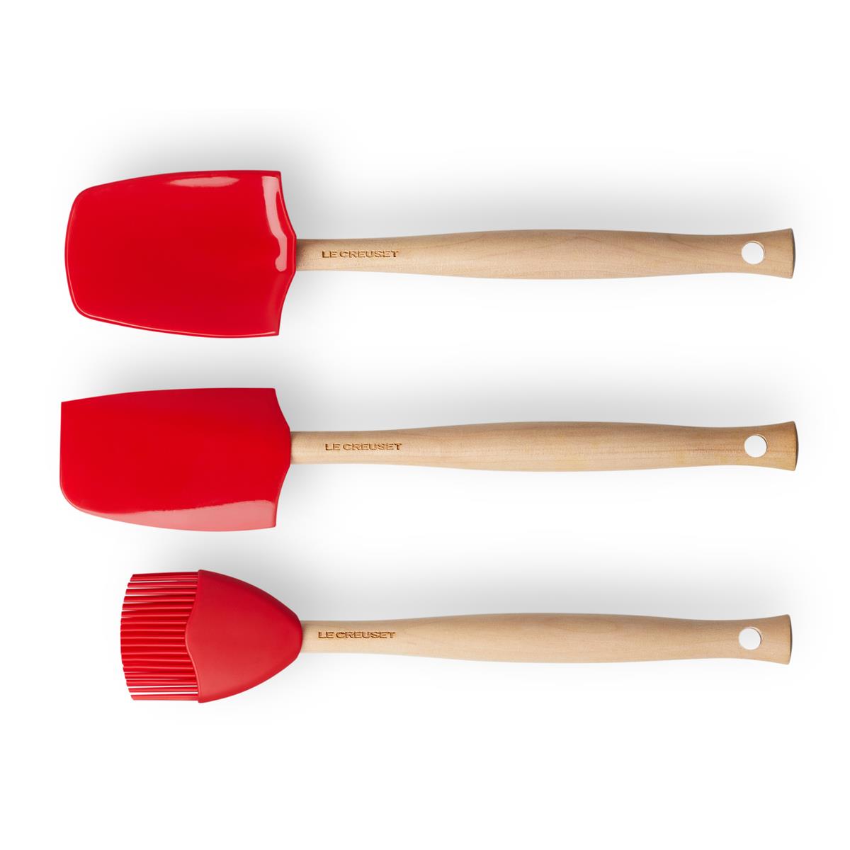 Le Creuset Silicone Craft Set Of 3 Spatulas