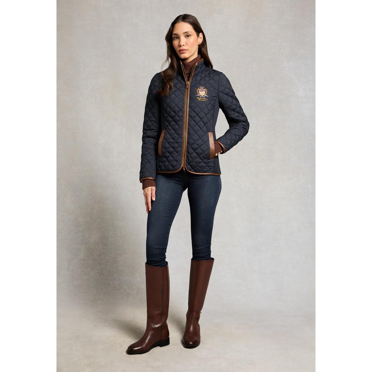 Holland Cooper Womens Boughton Diamond Quilt Jacket