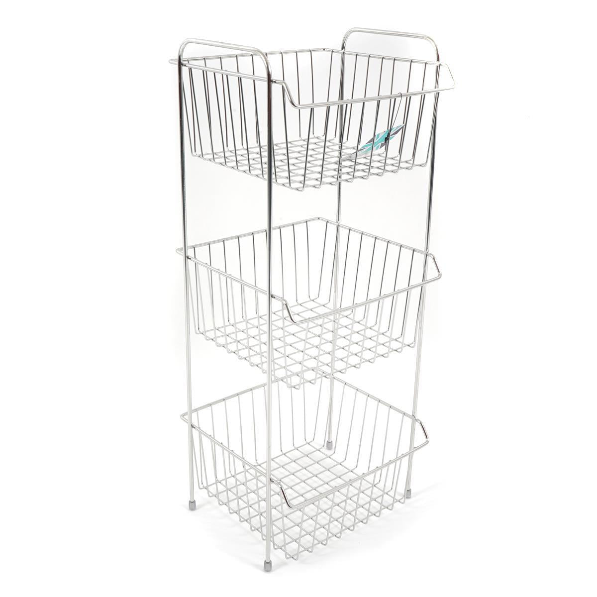 Stainless Steel Delfinware 3 Tier Vegetable Rack