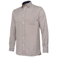 Ivory & Green Check Beretta Mens Ellis LS Shirt