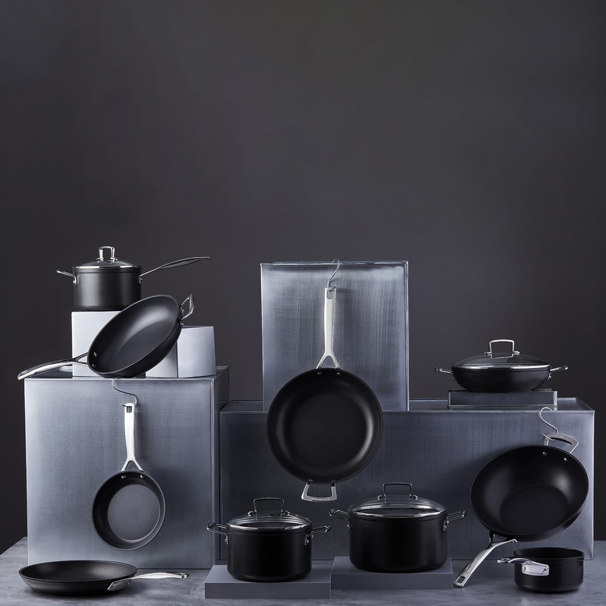 Le Creuset Toughened Non-Stick 3 Piece Cookware Set