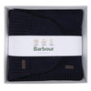 Barbour Mens Carlton Fleck Beanie and Scarf Gift Set
