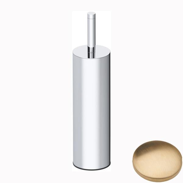 Brushed Gold Unlacquered Samuel Heath Xenon Freestanding Toilet Brush L5044