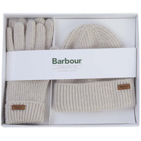 Barbour Womens Pendle Beanie & Gloves Gift Set