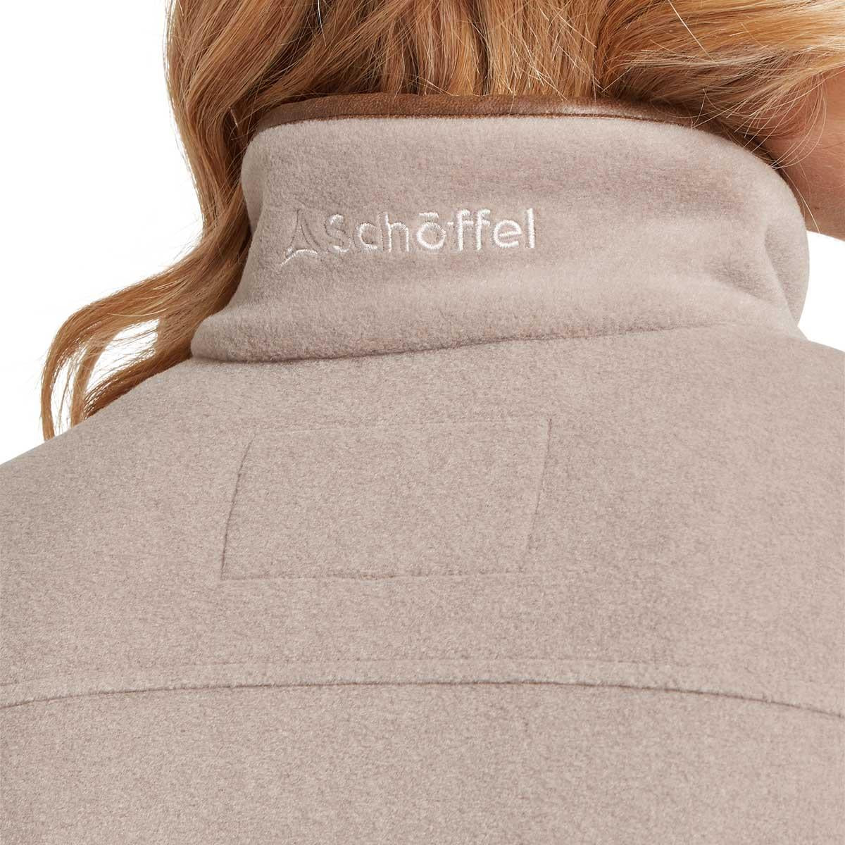Mushroom Schoffel Tilton Fleece Collar Detail
