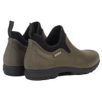 Khaki Aigle Unisex Lessfor Plus Rubber Shoes Back