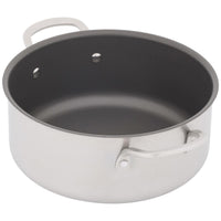 Stellar Zero Stainless Steel Uncoated Casserole 24cm