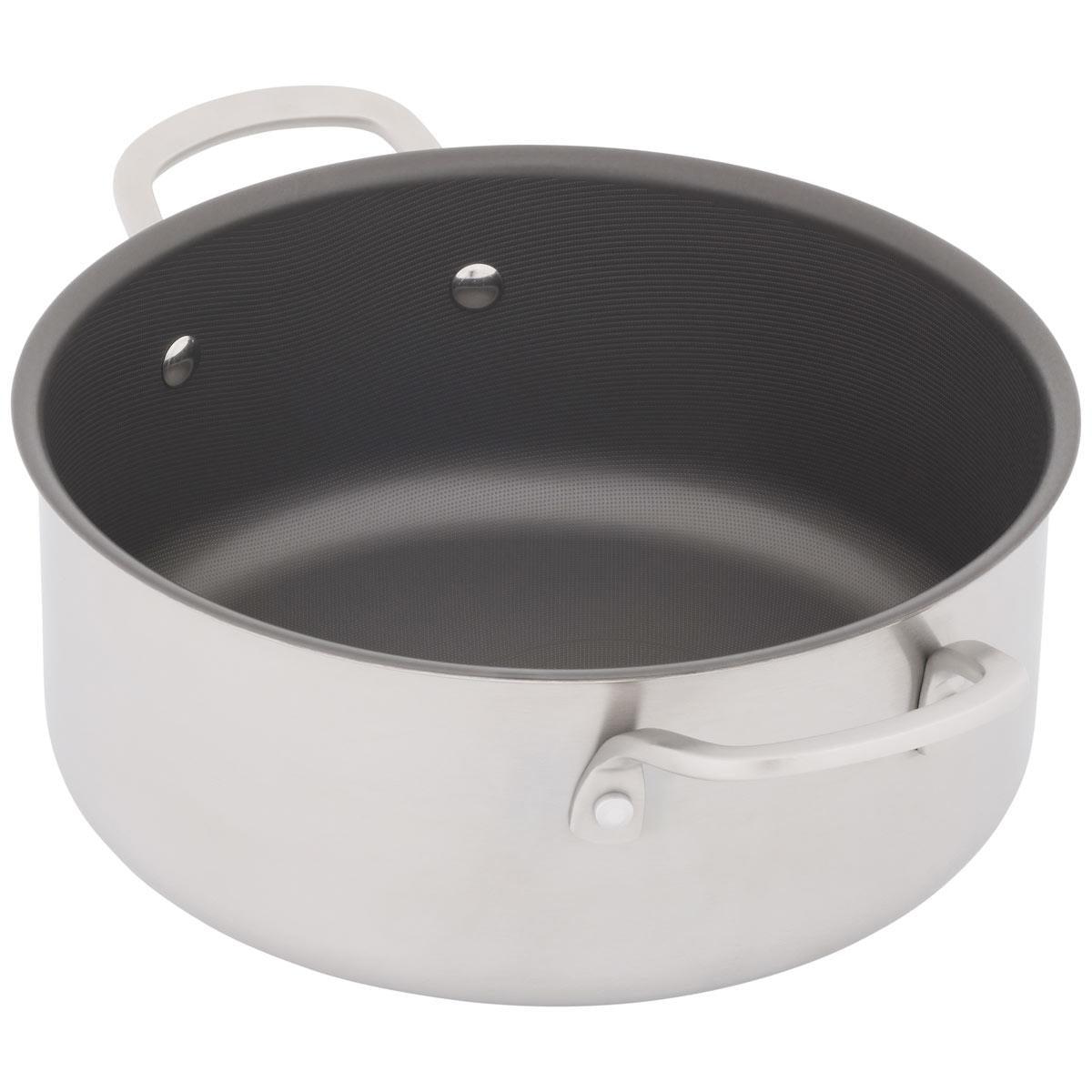Stellar Zero Stainless Steel Uncoated Casserole 24cm
