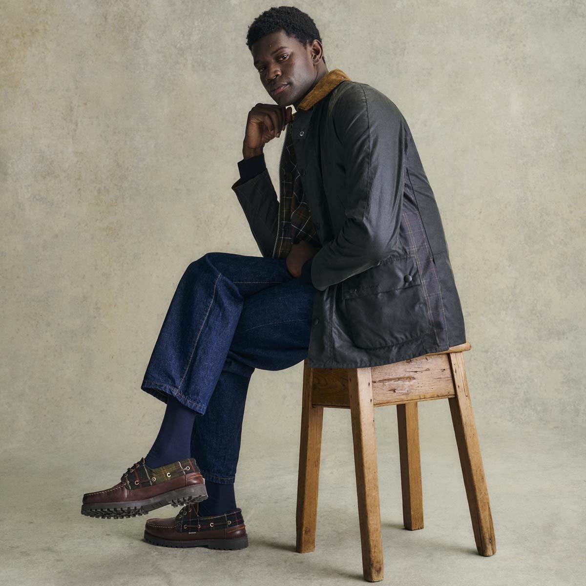 Barbour Mens Icons Ashby Wax Jacket LS3