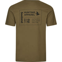 Military Olive Seeland Mens Striker T-Shirt Back