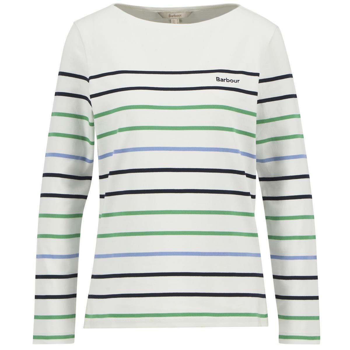 Cloud Stripe Barbour Womens Hawkins Top PRE-AW25