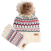 Barbour Womens Holly Beanie & Gloves Gift Set