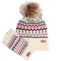 Barbour Womens Holly Beanie & Gloves Gift Set