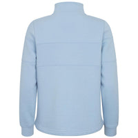 Plain Blue Hoggs Of Fife Dumfries 1888 Ladies 1/4 Zip Sweatshirt Back