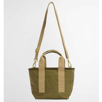 Dusky Green Barbour Mini Mya Tote Bag Full Strap