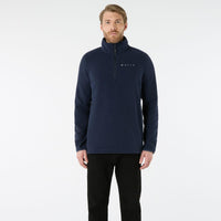 Navy Musto Mens EVO Polartec 200 Fleece On Model
