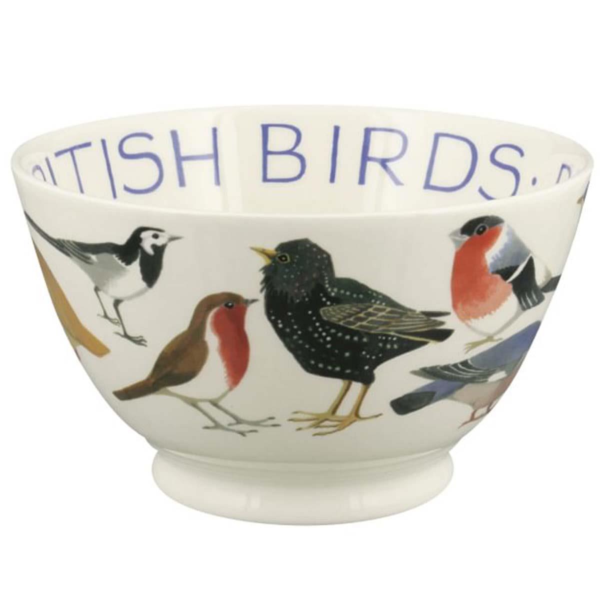 Emma Bridgewater British Birds Medium Old Bowl Back