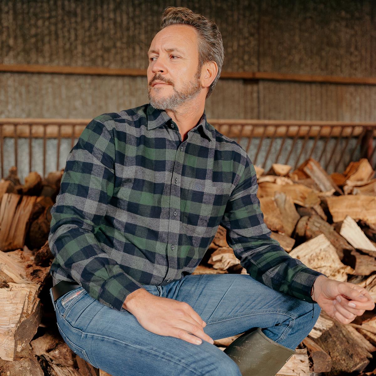 Albert and Maurice Perton Flannel Shirt