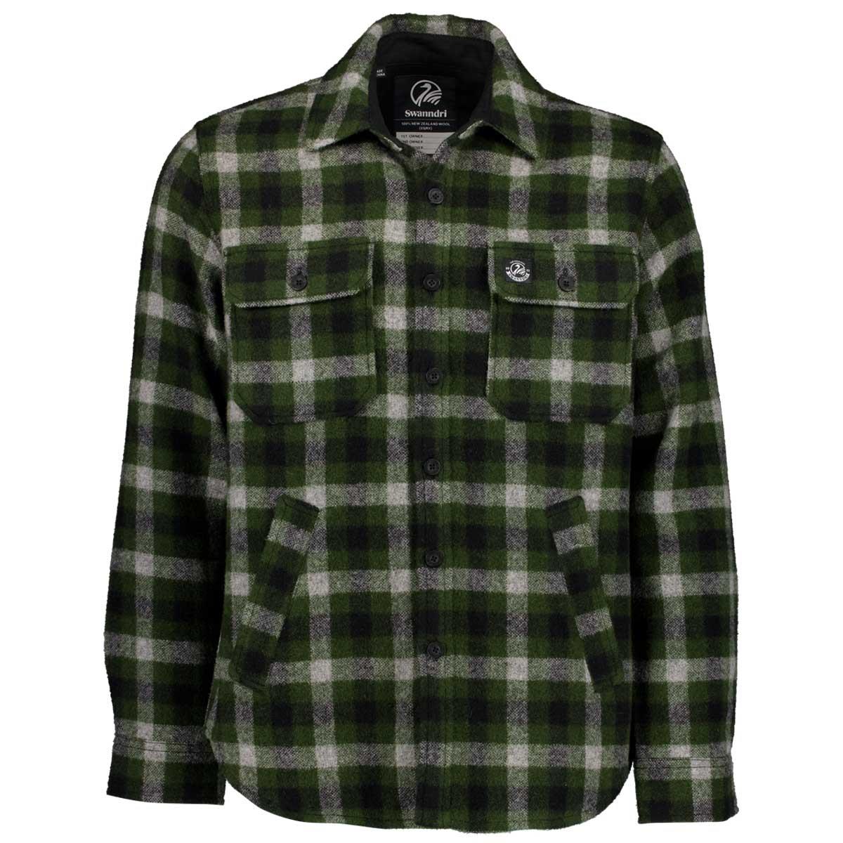 Swanndri Mens Kiaraki V4 Wool Shacket