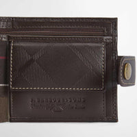 Brown Barbour Mens Bamburgh Deboss Leather Wallet Inside