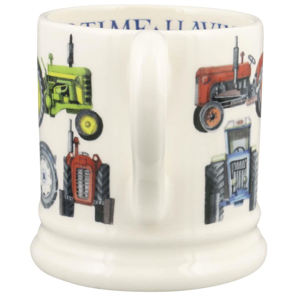 Emma Bridgewater Tractors Half Pint Mug BACK