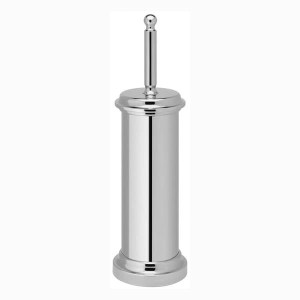 Chrome Plated Samuel Heath Antique Metal Toilet Brush Set N4349-M
