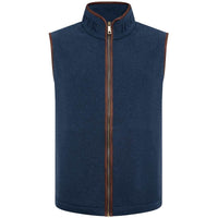 Dusty Blue Holland Cooper Mens Country Fleece Gilet