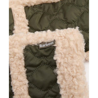 Olive Barbour Womens Marnie Waterproof Mittens badge